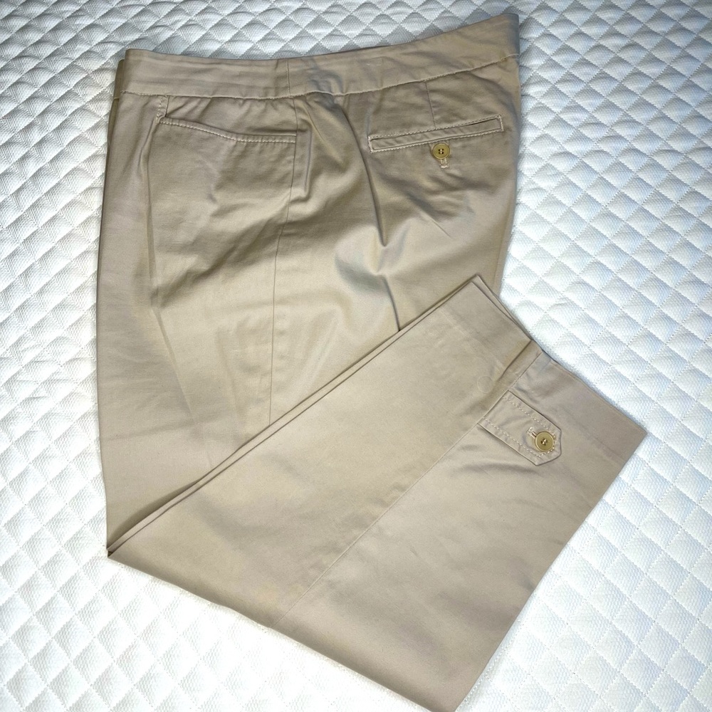 Talbots khaki Crop pants